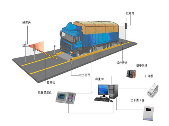 帥華防作弊電子汽車(chē)衡平面圖